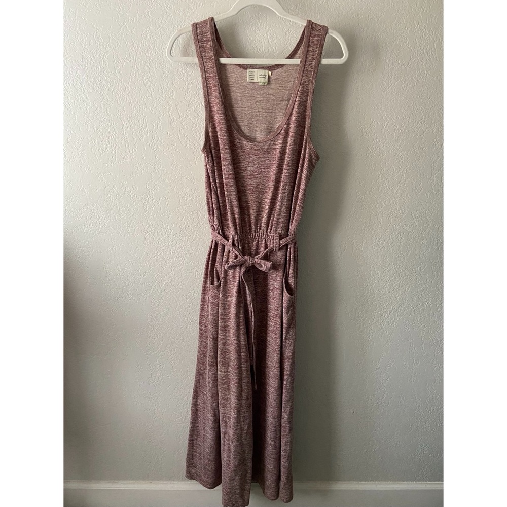 Anthropologie Heathered Mauve Jumpsuit M